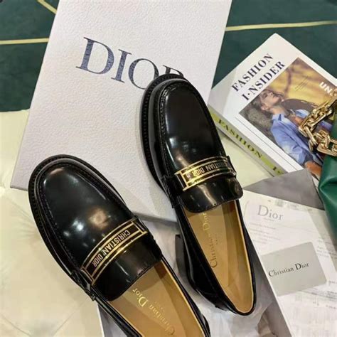 Dior black loafer